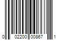 Barcode Image for UPC code 002200008671