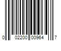 Barcode Image for UPC code 002200009647