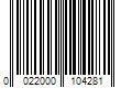 Barcode Image for UPC code 0022000104281