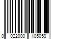 Barcode Image for UPC code 0022000105059