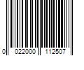 Barcode Image for UPC code 0022000112507