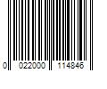 Barcode Image for UPC code 0022000114846