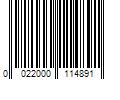 Barcode Image for UPC code 0022000114891