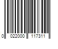 Barcode Image for UPC code 0022000117311