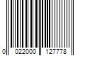 Barcode Image for UPC code 0022000127778