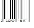 Barcode Image for UPC code 0022000135377