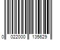 Barcode Image for UPC code 0022000135629