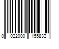 Barcode Image for UPC code 0022000155832