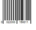 Barcode Image for UPC code 0022000159311