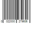 Barcode Image for UPC code 0022000279606