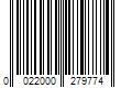 Barcode Image for UPC code 0022000279774