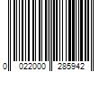 Barcode Image for UPC code 0022000285942