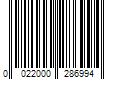 Barcode Image for UPC code 0022000286994