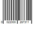 Barcode Image for UPC code 0022000287311