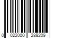 Barcode Image for UPC code 0022000289209