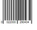 Barcode Image for UPC code 0022000290434