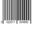 Barcode Image for UPC code 0022011004990