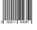 Barcode Image for UPC code 0022011409351