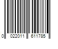 Barcode Image for UPC code 0022011611785