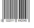 Barcode Image for UPC code 0022011642048