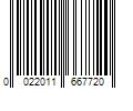 Barcode Image for UPC code 0022011667720