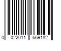 Barcode Image for UPC code 0022011669182