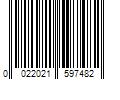 Barcode Image for UPC code 0022021597482