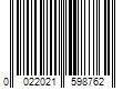 Barcode Image for UPC code 0022021598762