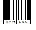 Barcode Image for UPC code 0022021638352