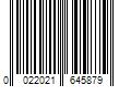 Barcode Image for UPC code 0022021645879