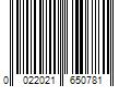 Barcode Image for UPC code 0022021650781