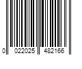 Barcode Image for UPC code 0022025482166