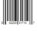 Barcode Image for UPC code 002203317107