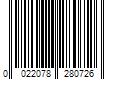 Barcode Image for UPC code 0022078280726