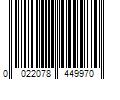 Barcode Image for UPC code 0022078449970