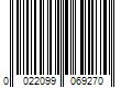 Barcode Image for UPC code 0022099069270