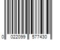 Barcode Image for UPC code 0022099577430