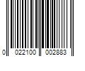 Barcode Image for UPC code 0022100002883