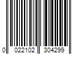 Barcode Image for UPC code 0022102304299