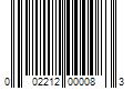 Barcode Image for UPC code 002212000083