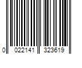 Barcode Image for UPC code 0022141323619