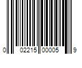 Barcode Image for UPC code 002215000059