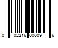 Barcode Image for UPC code 002216000096