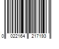 Barcode Image for UPC code 0022164217193