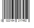 Barcode Image for UPC code 0022164217452