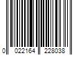 Barcode Image for UPC code 0022164228038