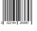 Barcode Image for UPC code 0022164263657