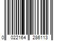 Barcode Image for UPC code 0022164286113