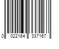 Barcode Image for UPC code 0022164337167