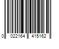 Barcode Image for UPC code 0022164415162